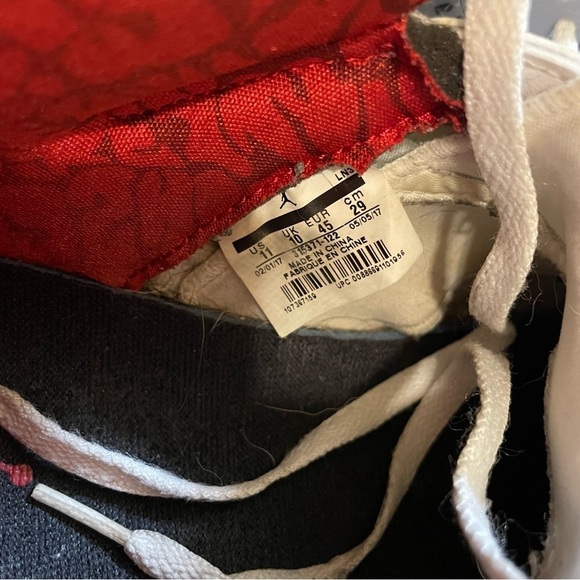 Nike AirJordan Retro Spizike White Cement HighTop Sneakers Basketball Size 11 - Picture 9 of 16